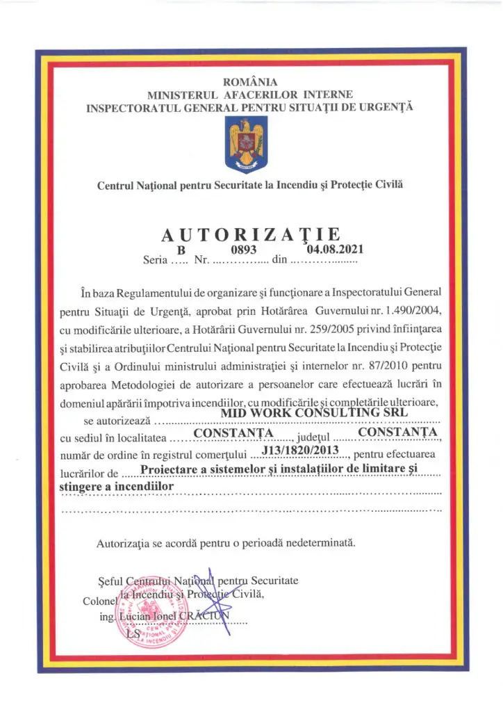 Acasă 12 Proiectare Hi si Spk Aut. 0893 din 04 08 2021